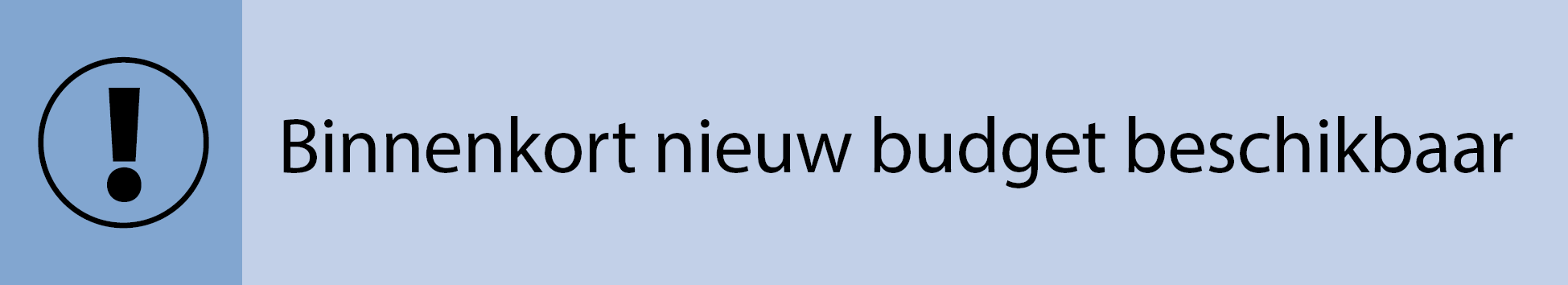 Banner starterlening budget binnenkort beschikbaar